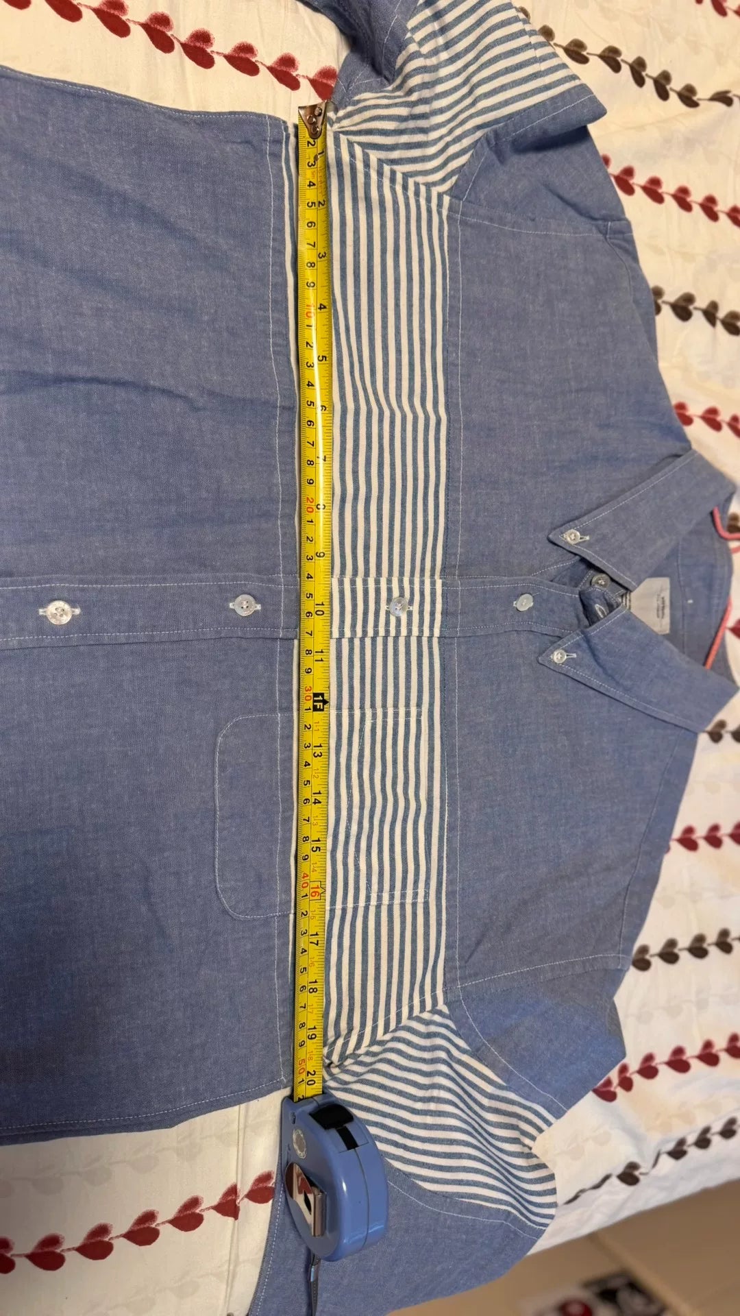 Visvim Blue Striped Movie Shirt