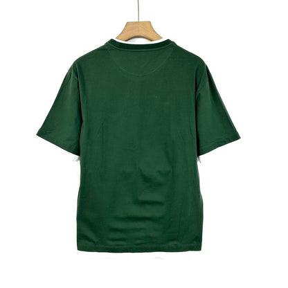 Prada 2024 SS Green Fake Two-Piece Short Sleeve
