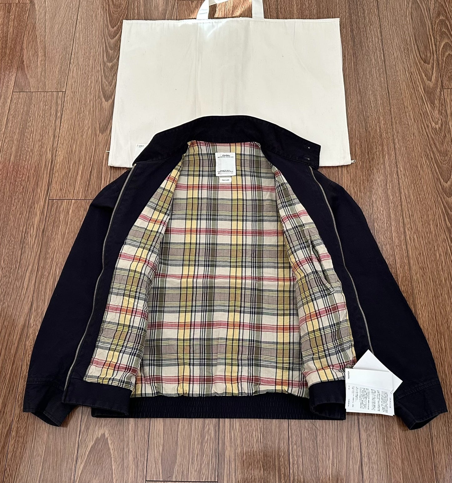 visvim ketchikan jacket in navy blue