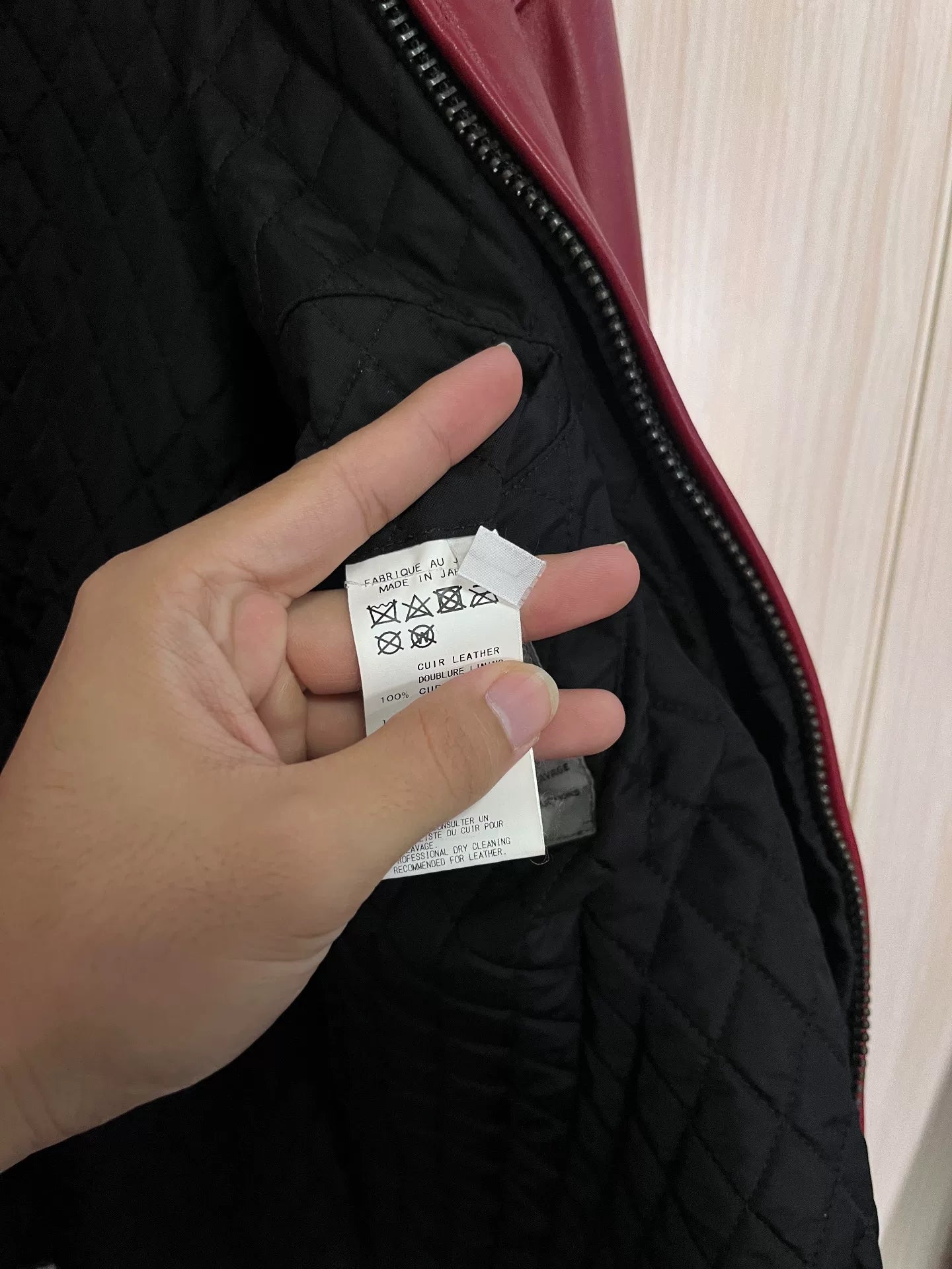 Yohji Yamamoto Replica Leather Jacket
