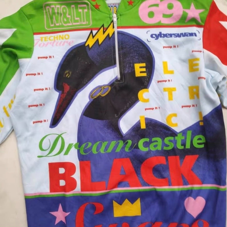 Walter Van Beirendonck Black Swan Cycling Jersey