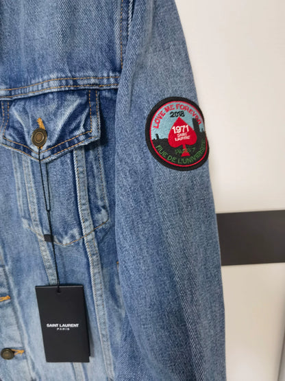 Saint Laurent Washed Denim Jacket