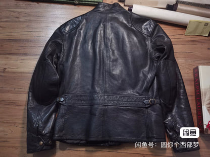 Ralph Lauren Four-Pocket Leather Jacket
