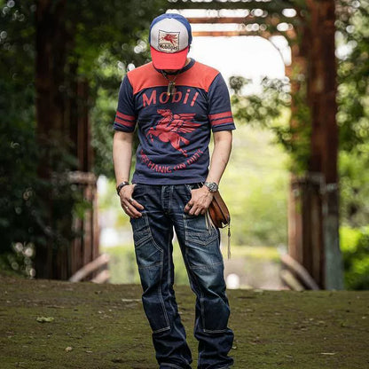 bootleggers short sleeve shirt with logo design