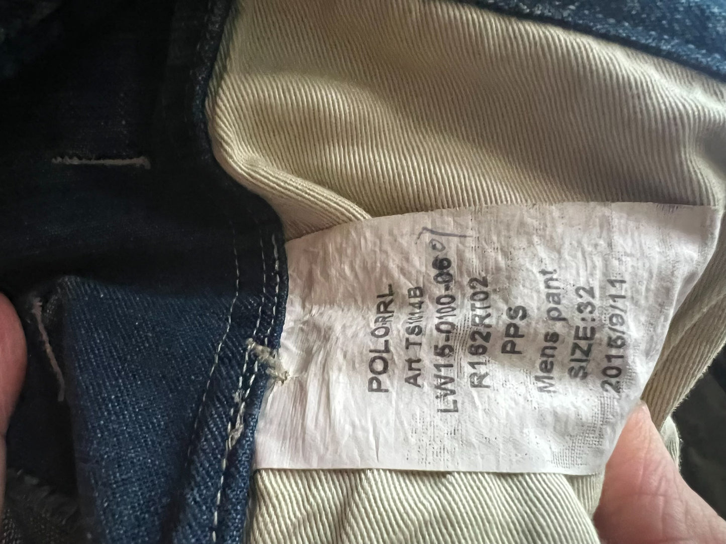 RRL Double RL Washed Distressed Suspender Work Pants