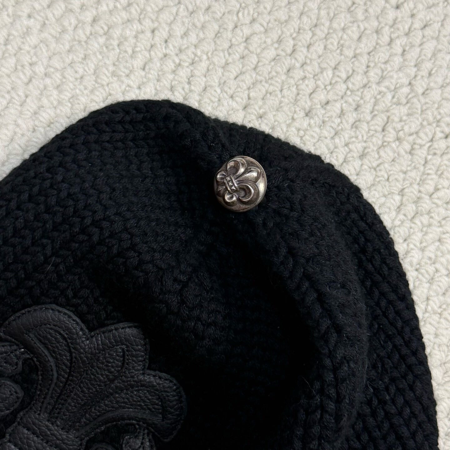 Chrome Hearts Cashmere Patch Beanie