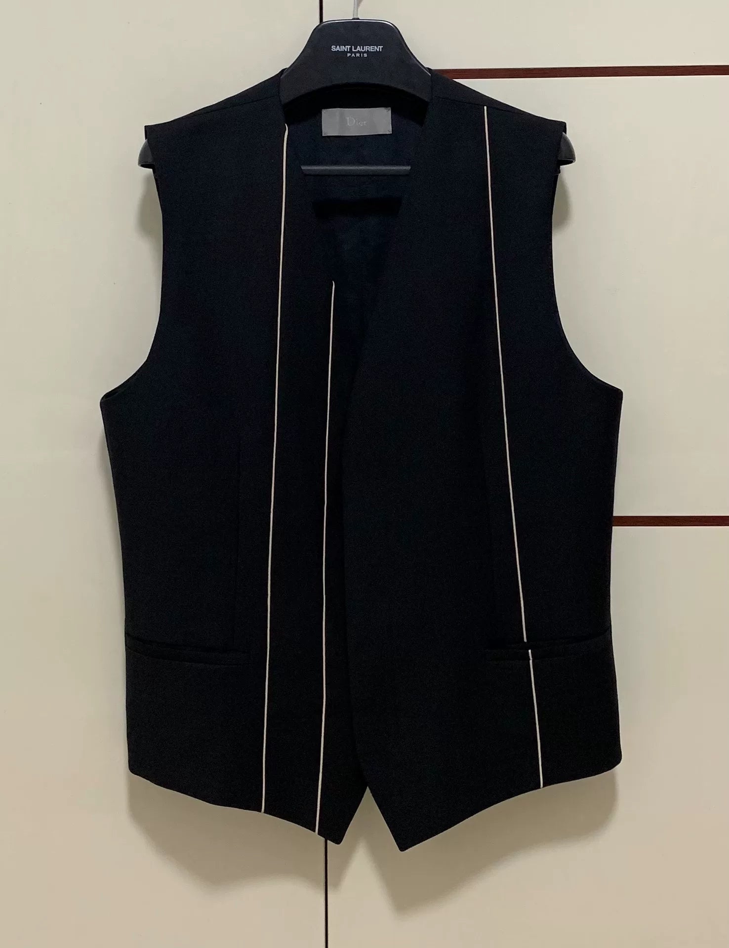 Dior Homme White Line Vest