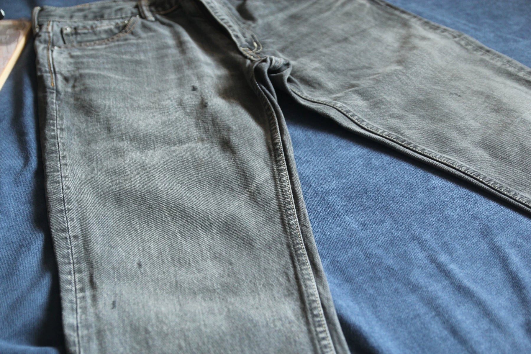 Visvim 03d5 Black Washed Jeans W32