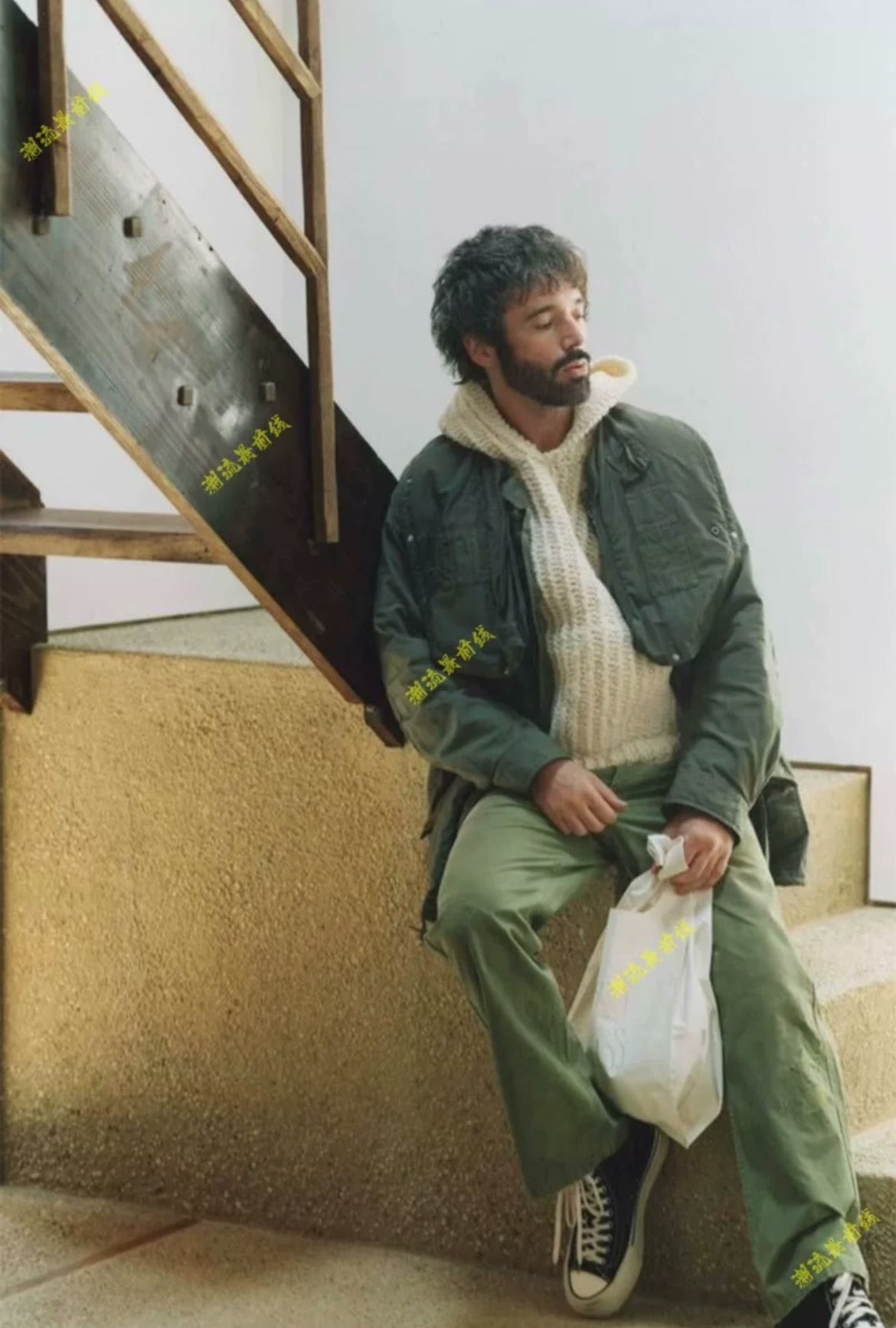 visvim 20aw gifford pants in green