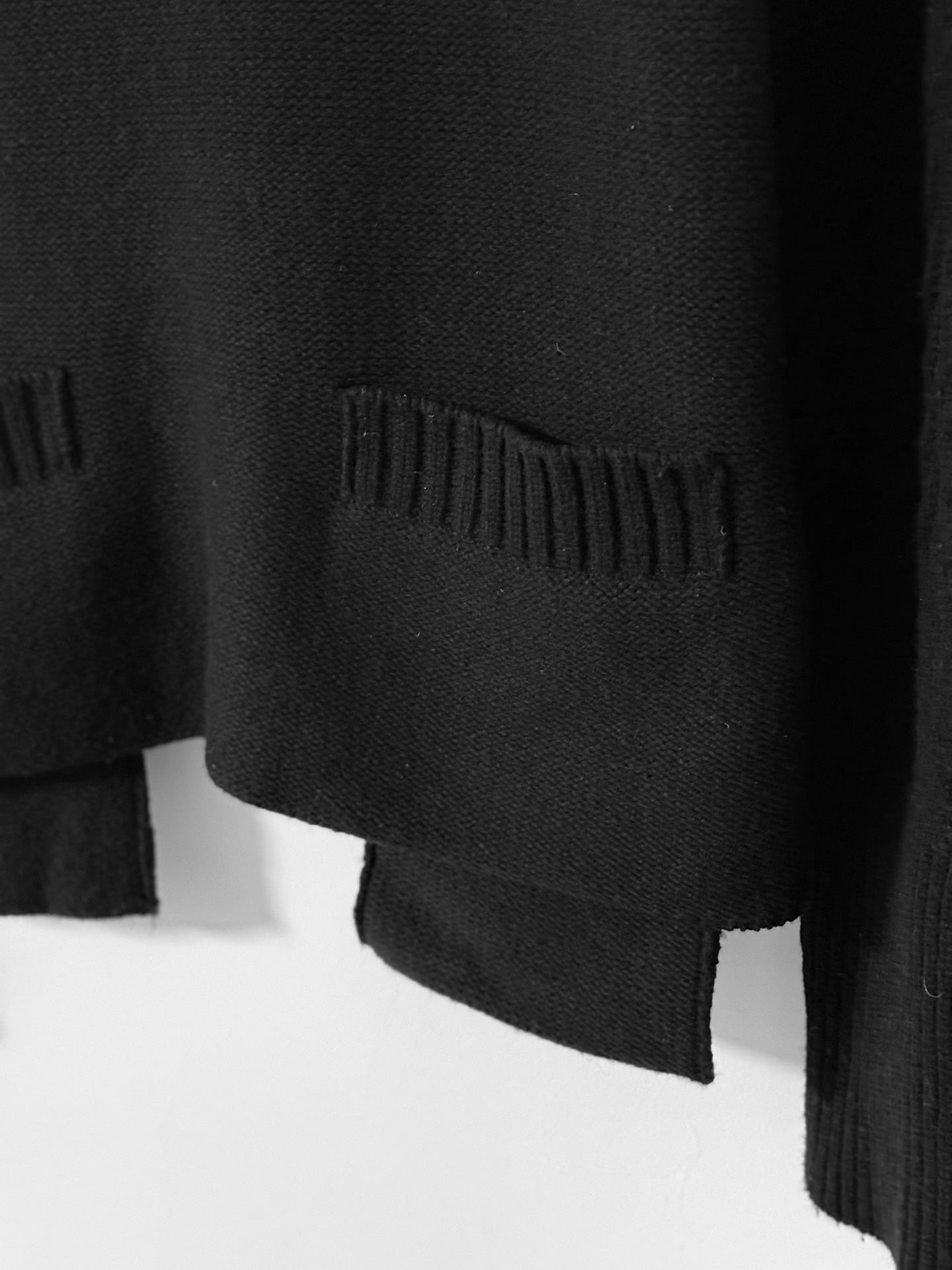 Yohji Yamamoto Turtleneck Cable Knit Sweater
