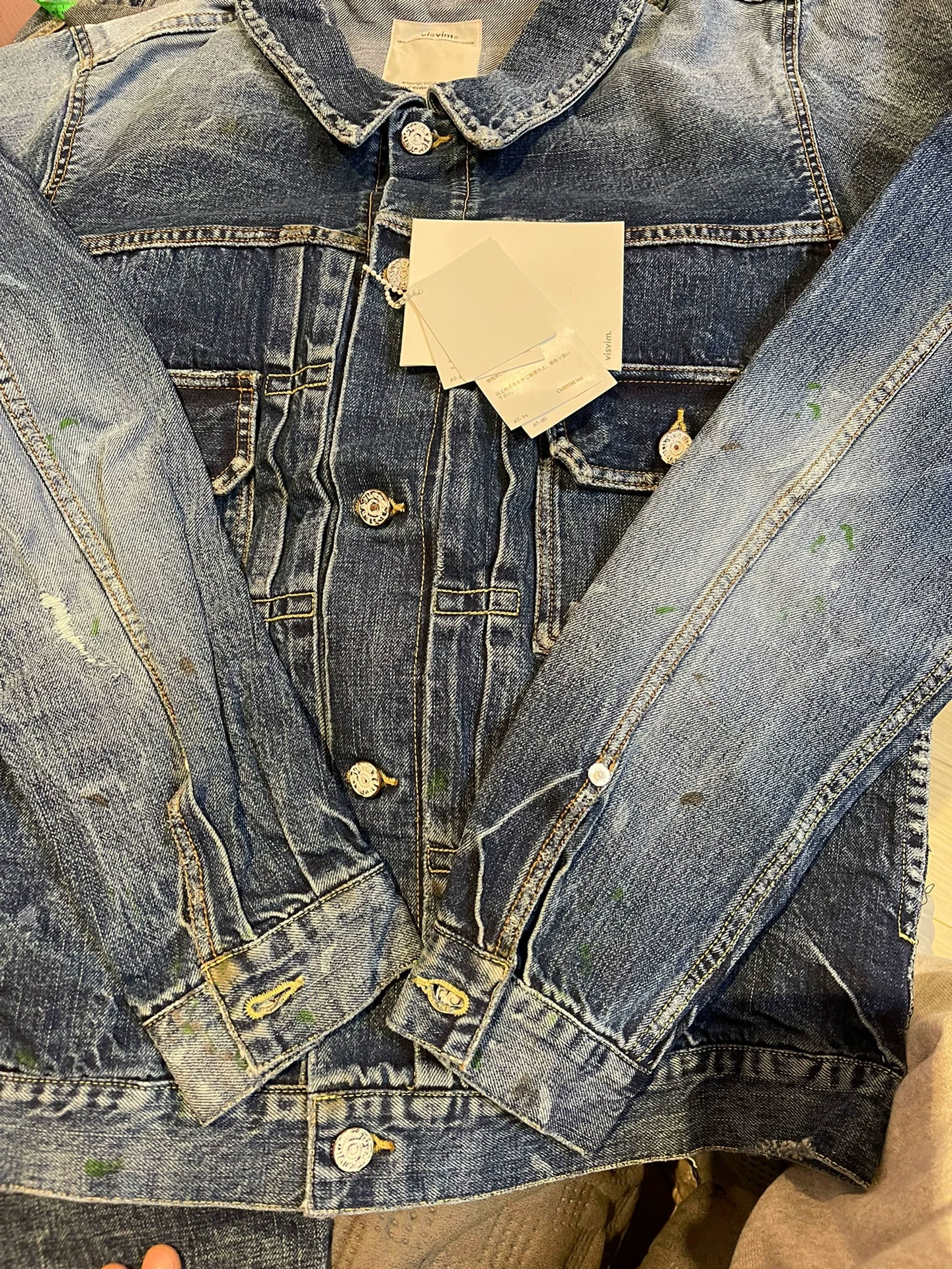 VISVIM SS 101 JKT DRY DMGD-1005