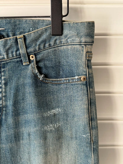 Saint Laurent 15FW Distressed D02 Jeans