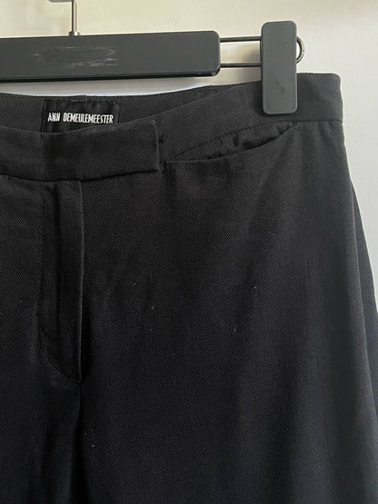 Ann Demeulemeester Black Riding Pants