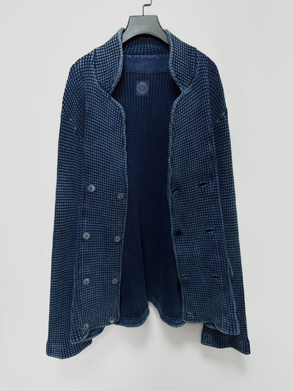 PORTER CLASSIC Indigo Double-Breasted Jacket