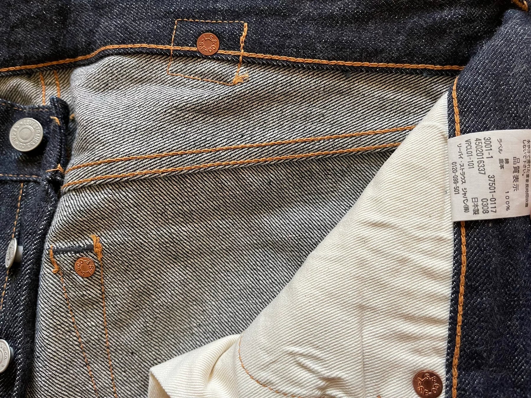 Levi's LVC 501XX 1937 W38