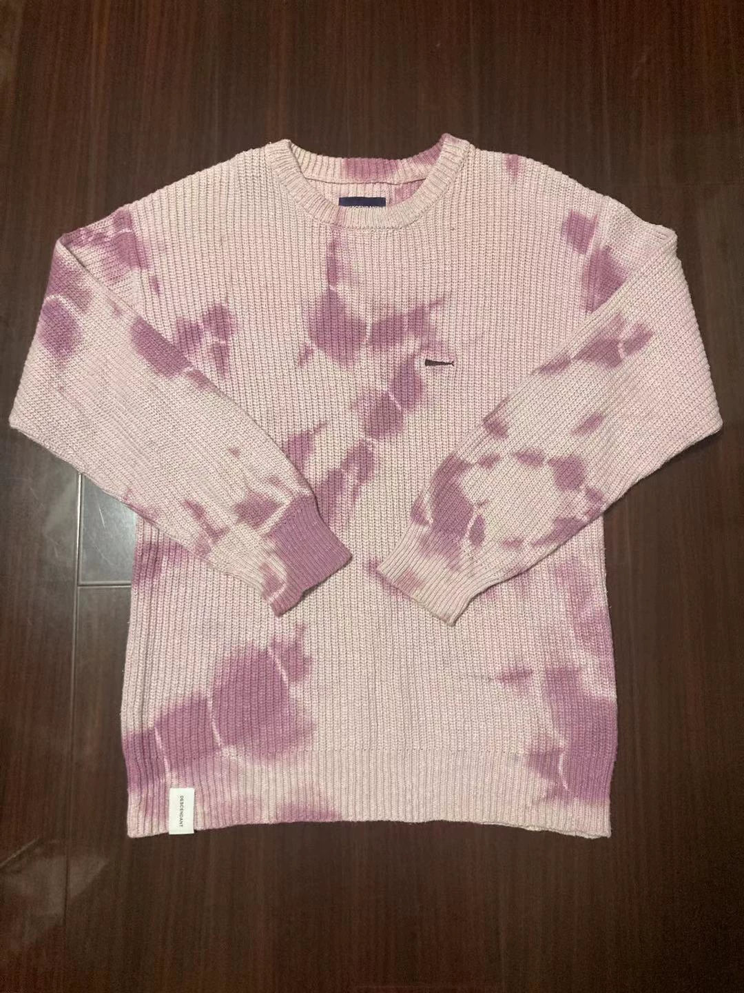 Descendant 18AW Whale Tie-Dye Sweater