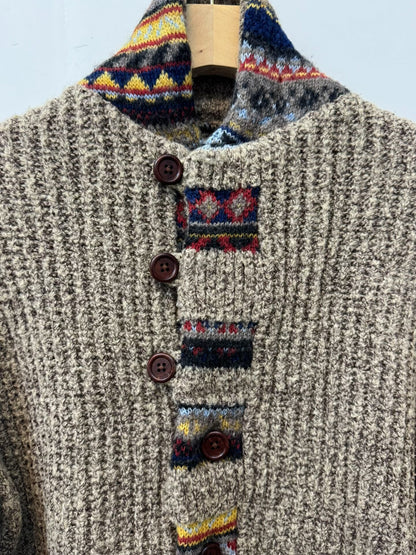 Kapital Wool Cardigan with Colorful Details