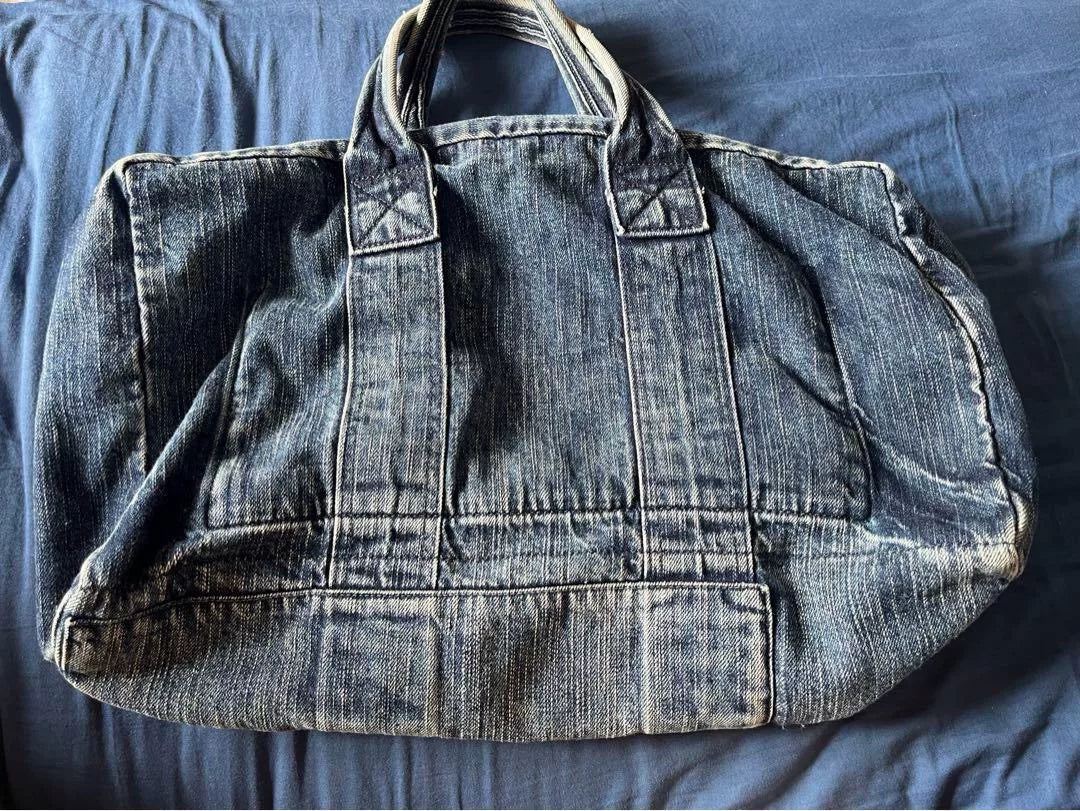 Porter Classic Vintage Denim Handbag