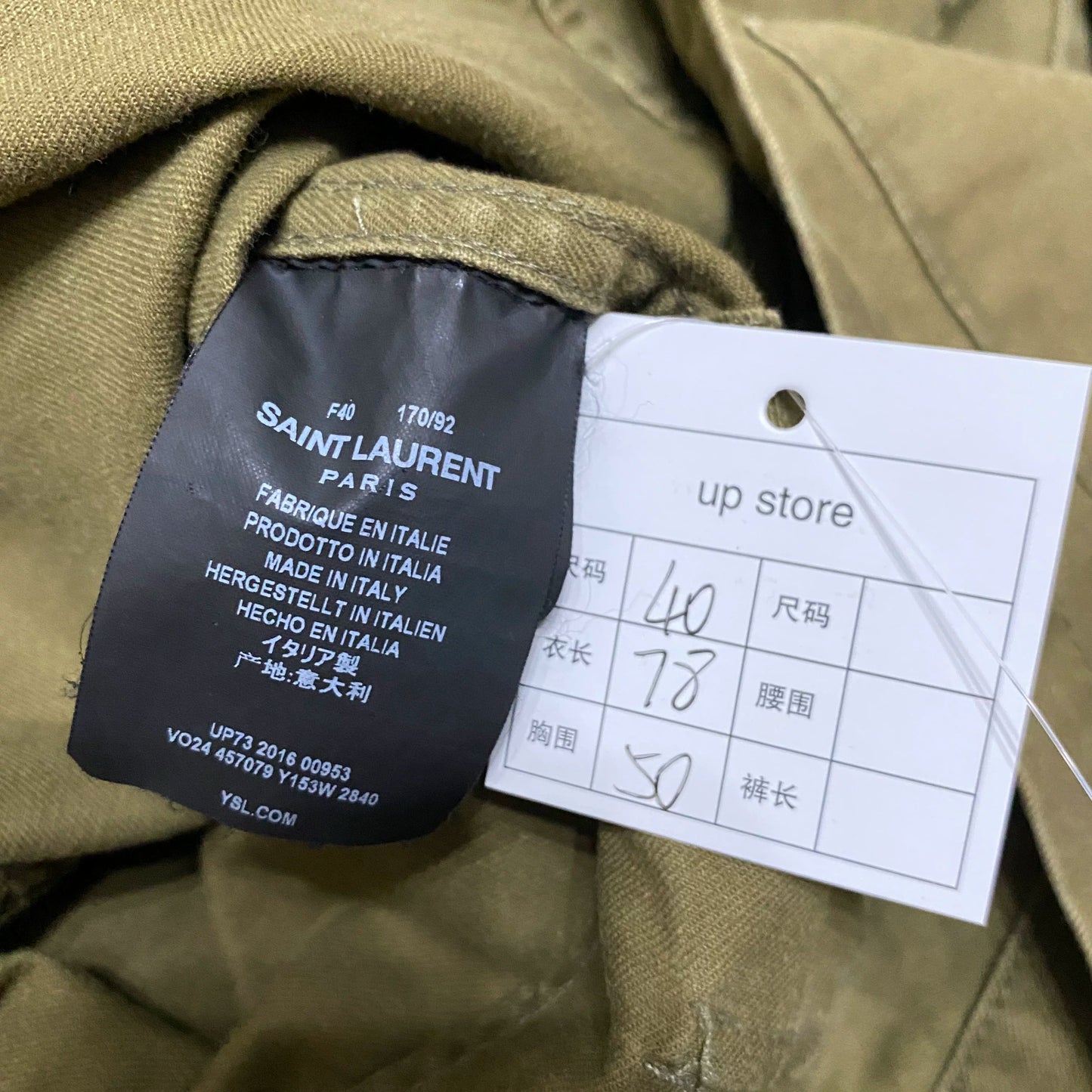 Saint Laurent SLP Washed Jacket