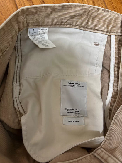 VISVIM FLUXUS CORDS 03 11AW