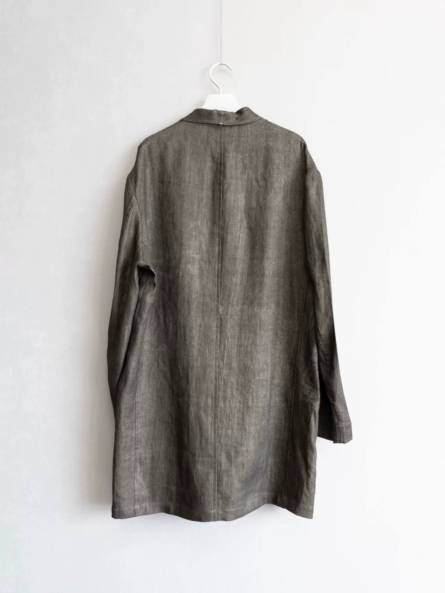 yohji yamamoto ink-dyed linen jacket