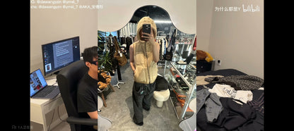 Yohji Yamamoto Embossed Double-Sided Vest
