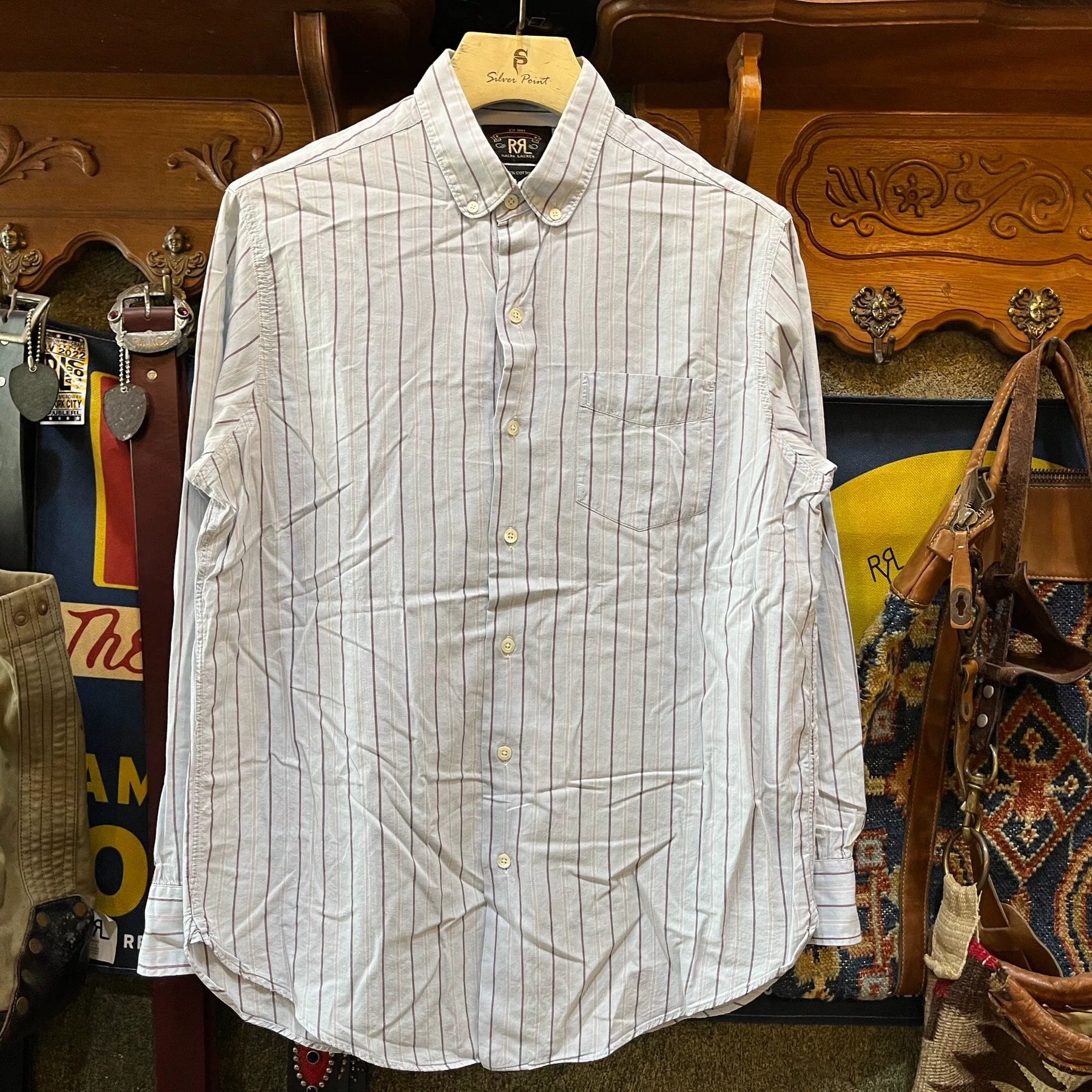 RRL Vintage Striped Shirt
