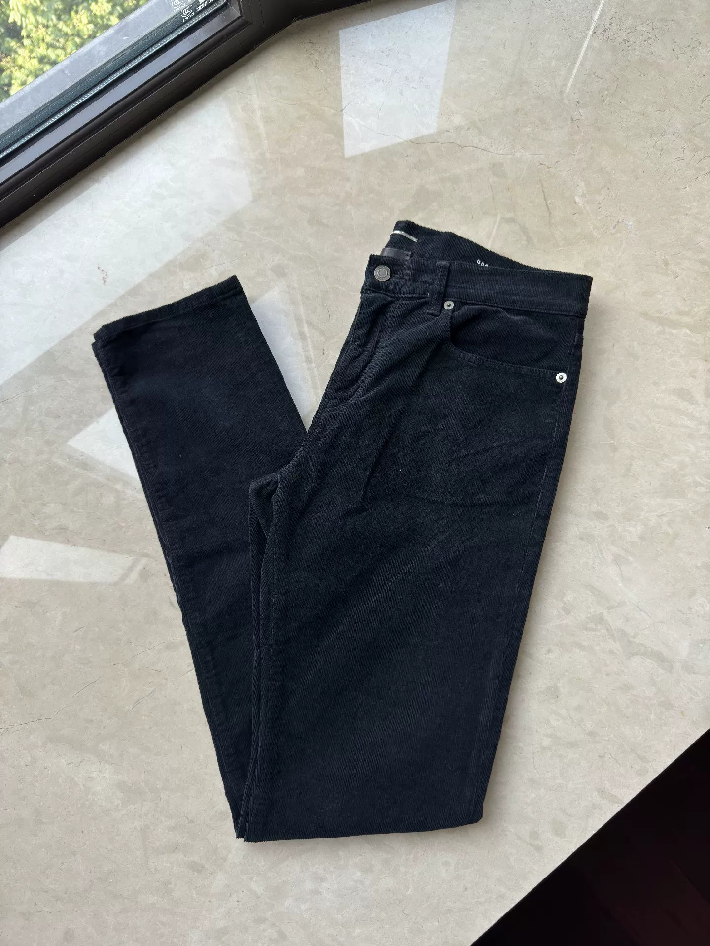 Saint Laurent Men's Velvet Jeans