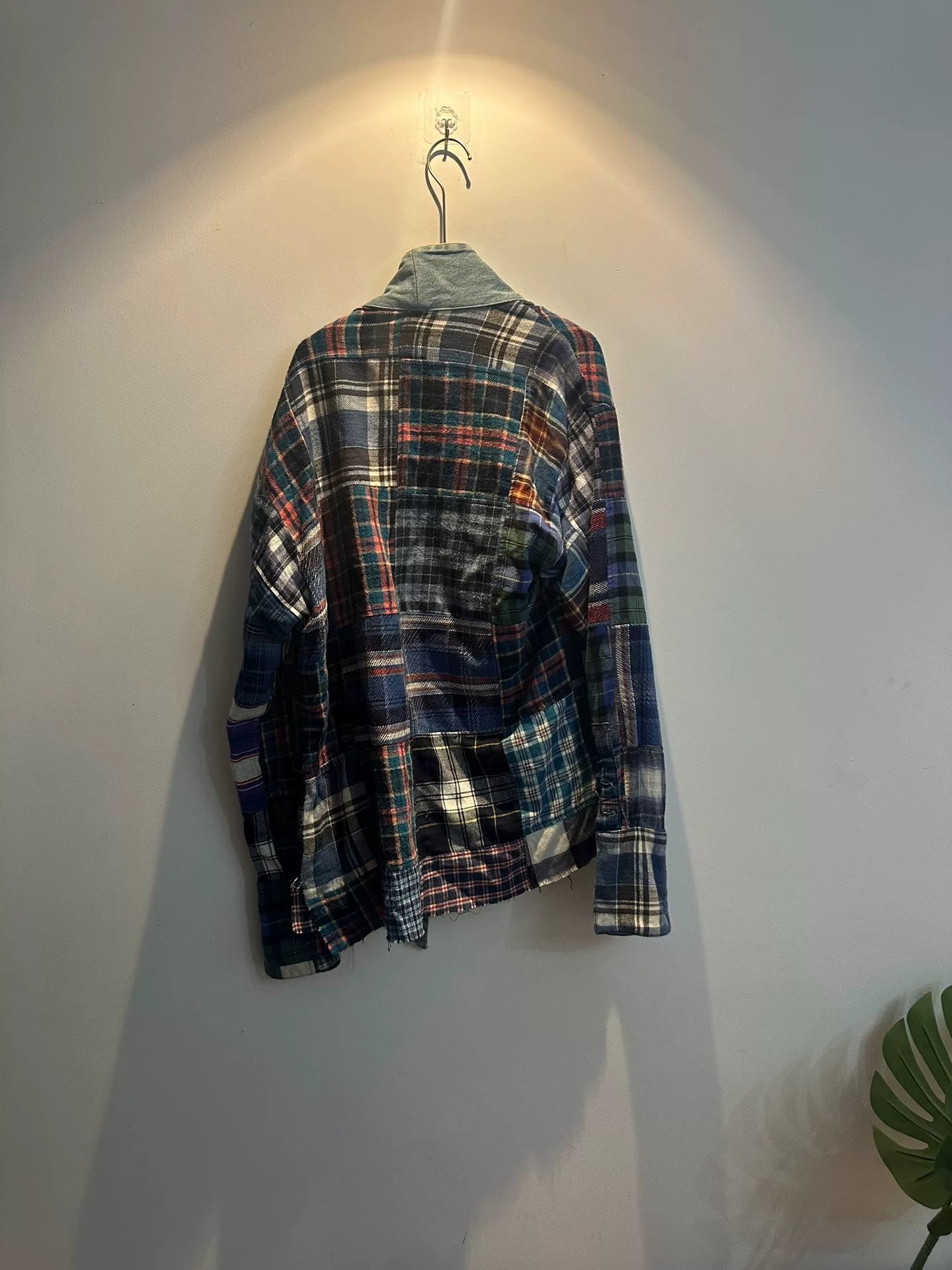 Greg Lauren Plaid Patchwork Jacket