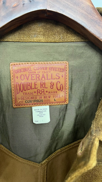 RRL 2025 Suede Three-Pocket Leather Jacket