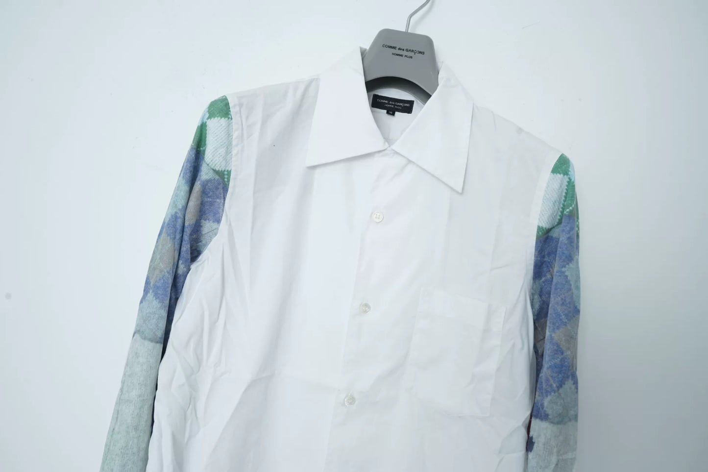 Comme des Garçons Large Collar Patchwork Shirt