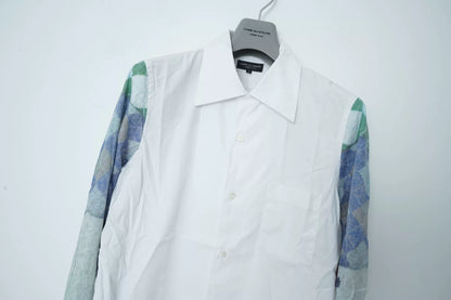 Comme des Garçons Large Collar Patchwork Shirt