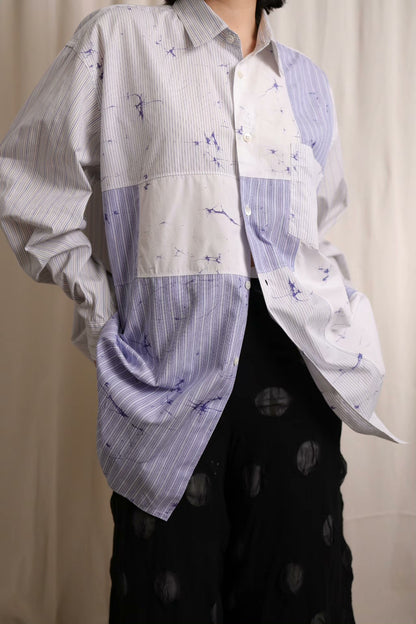 Comme des Garcons Stripe Ice Crack Shirt