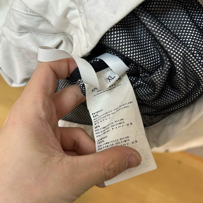 stone island white label jacket for outdoor use
