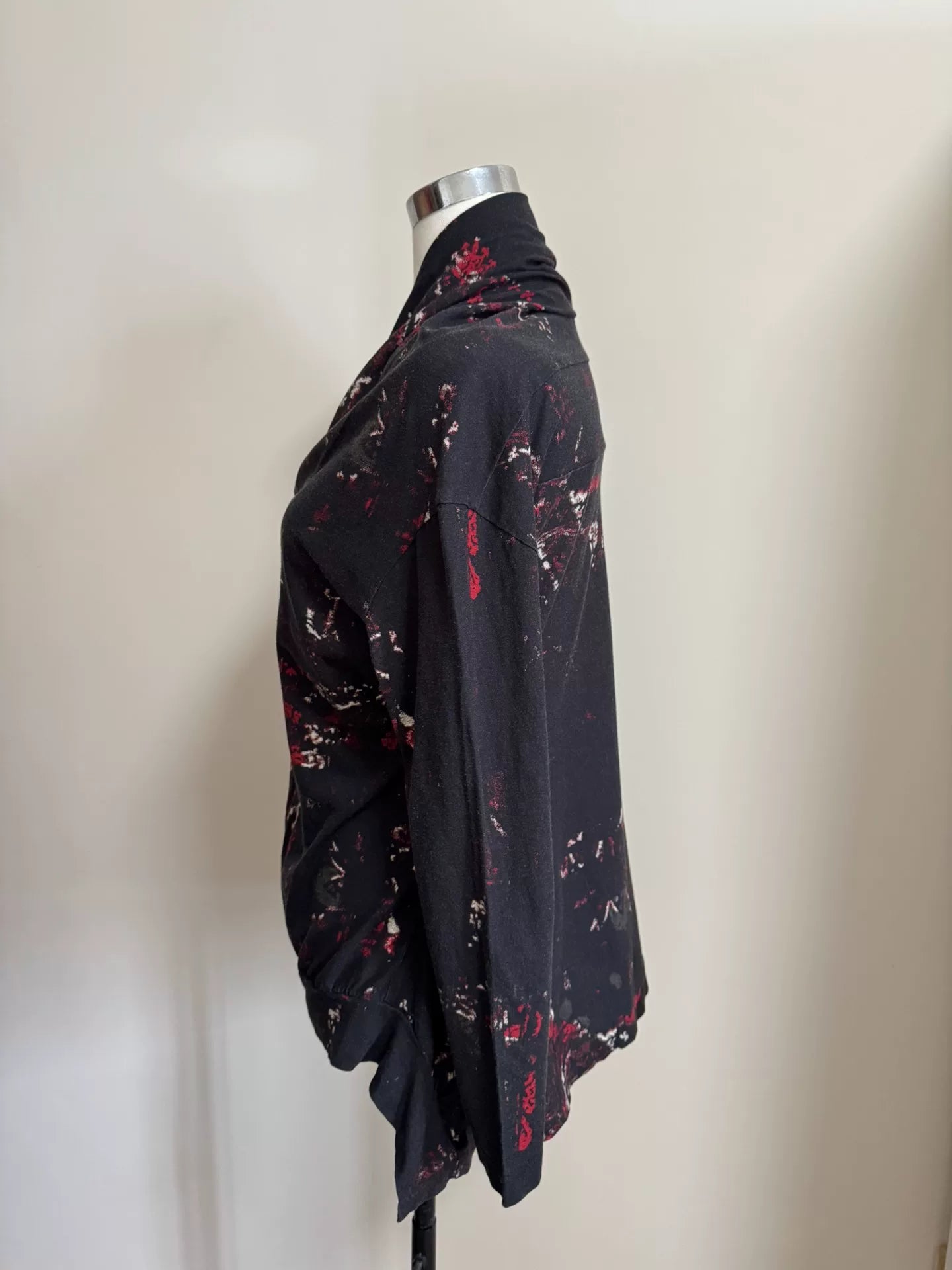 Yohji Yamamoto Graffiti Print Cardigan
