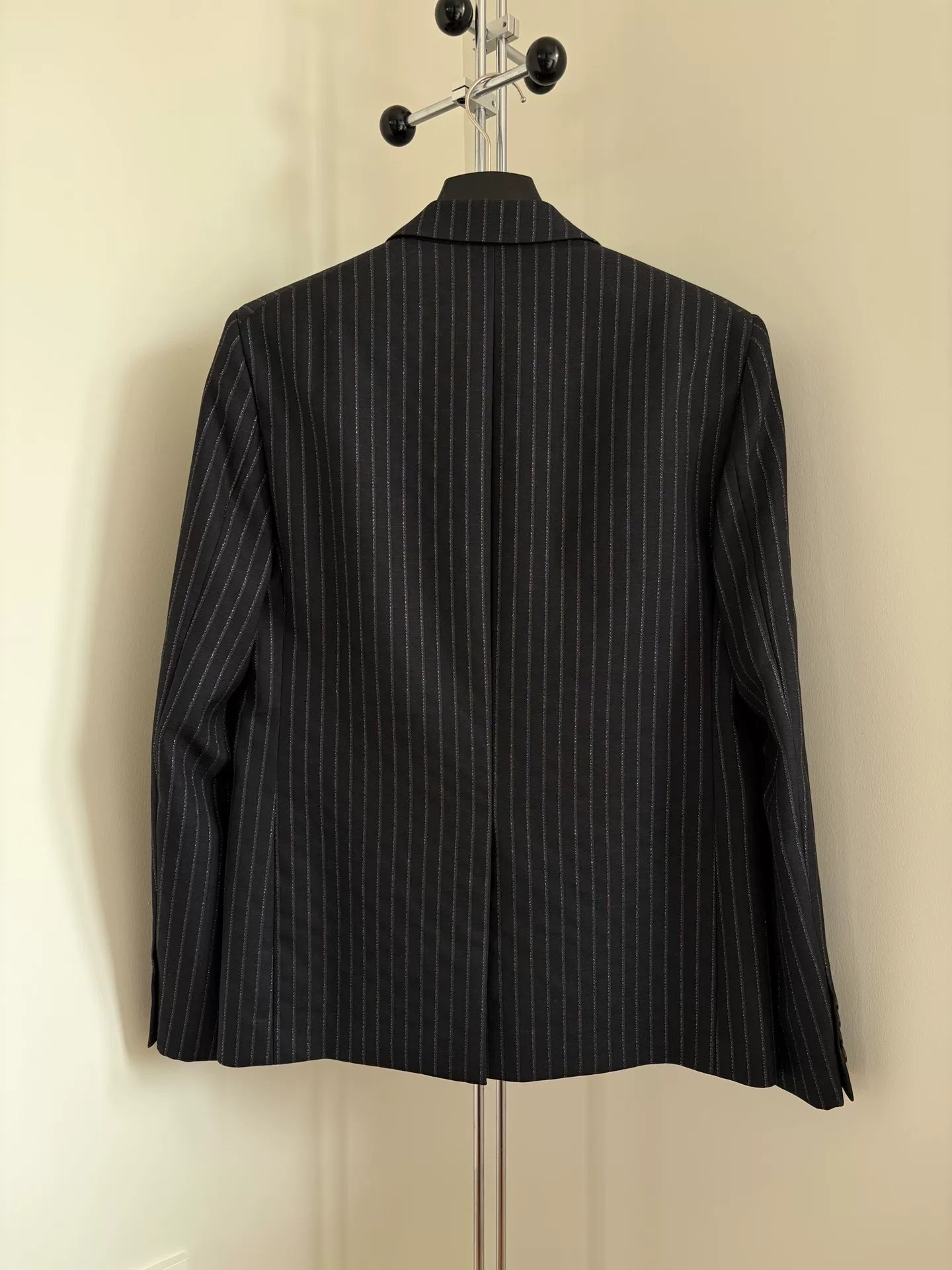 Saint Laurent Silver Stripe Blazer