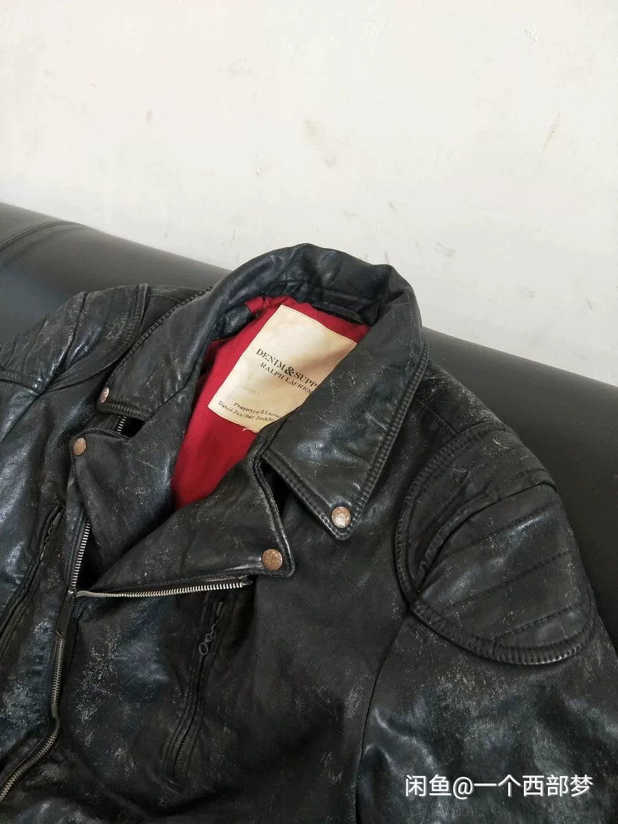 Ralph Lauren Oil Wax Tiger Head Jacket