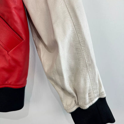 Givenchy Leather Star Baseball Jacket