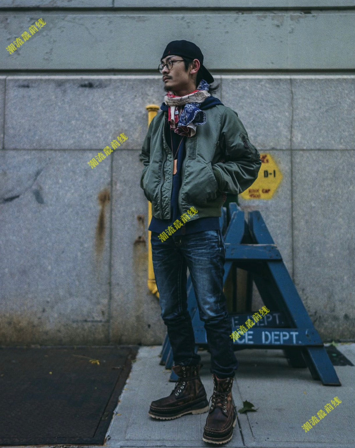 visvim ma-1 spot jacket with mud dye