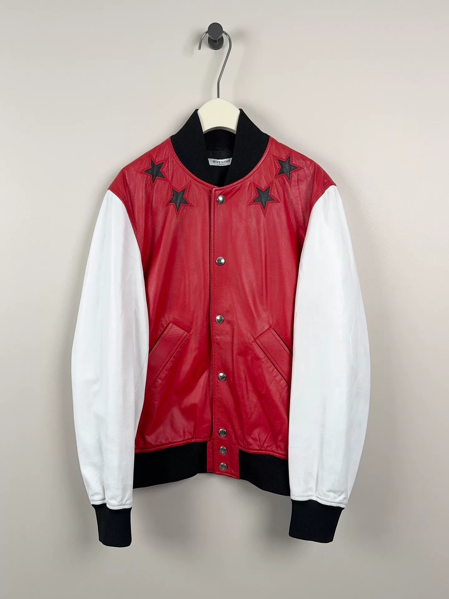 Givenchy Red Star Baseball Jacket