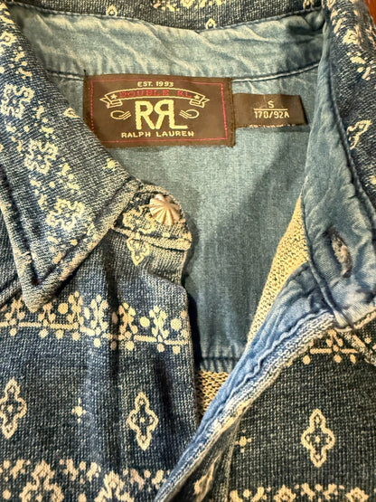 RRL Ralph Lauren Patchwork Shirt S