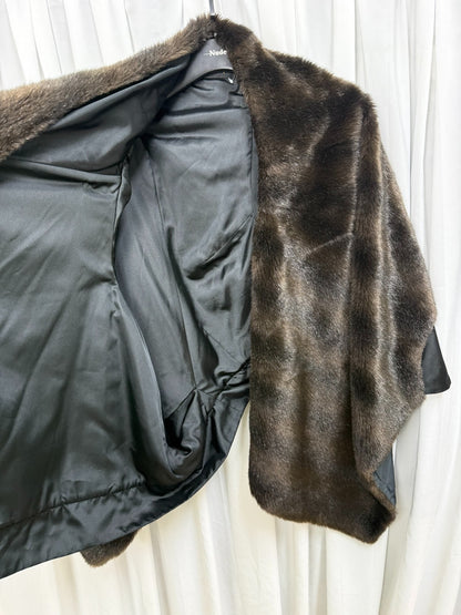 Comme des Garcons 04AW Irregular Fur Jacket Cape