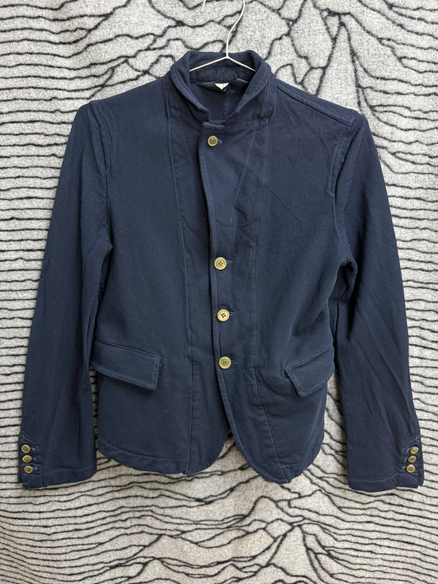 Comme des Garçons Classic Fleece Blazer Navy