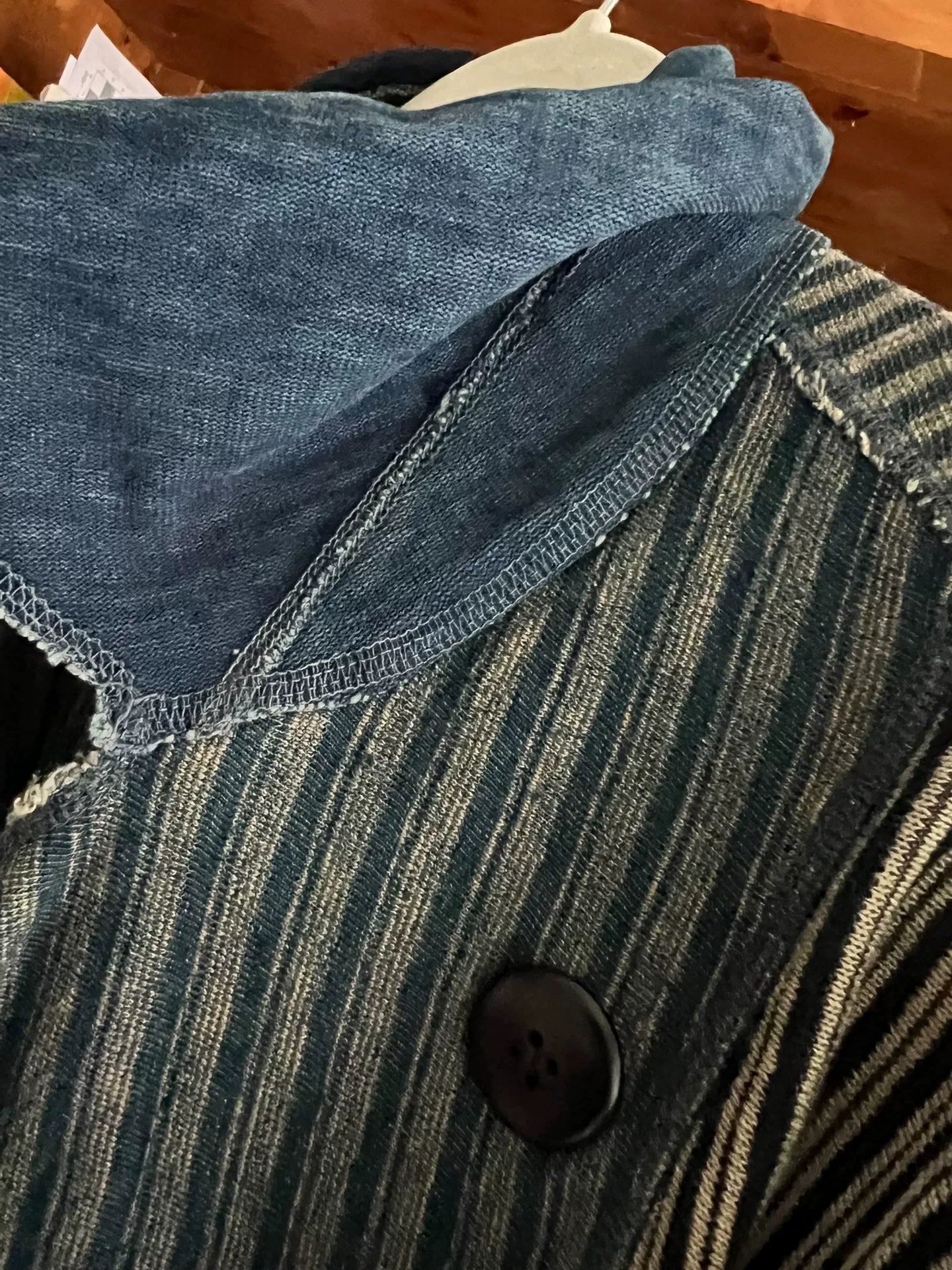 Kapital Blue Dyed Patchwork Jacket