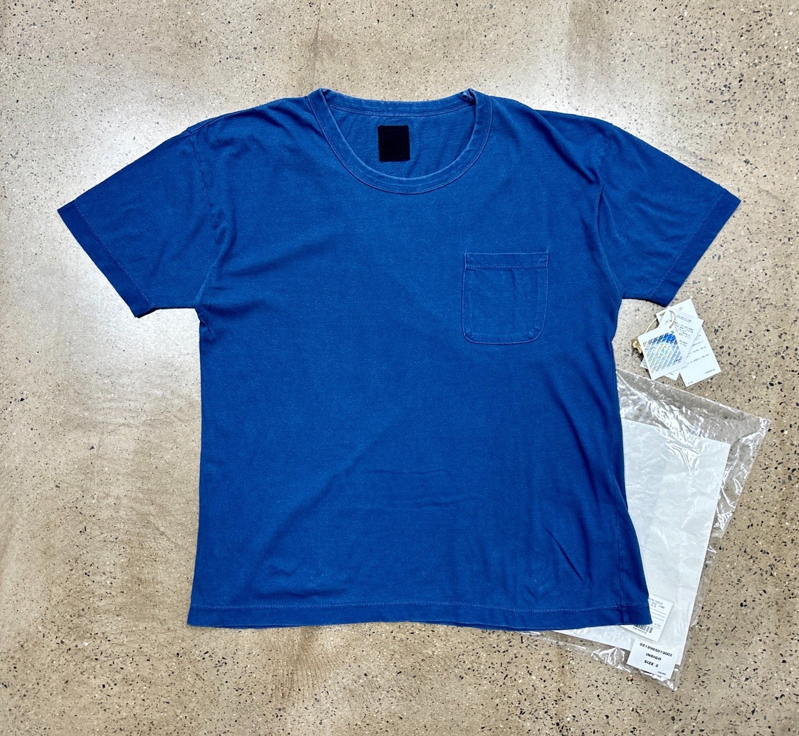 Visvim ICT Jumbo Crew Indigo Tee