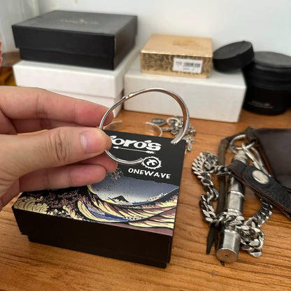 goros bracelet with colorful oxidation design