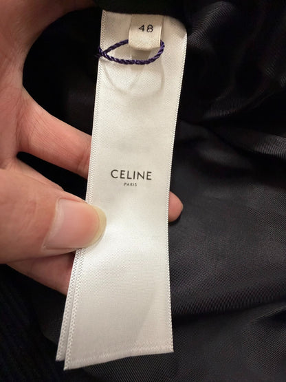Celine Black and White Corduroy Jacket