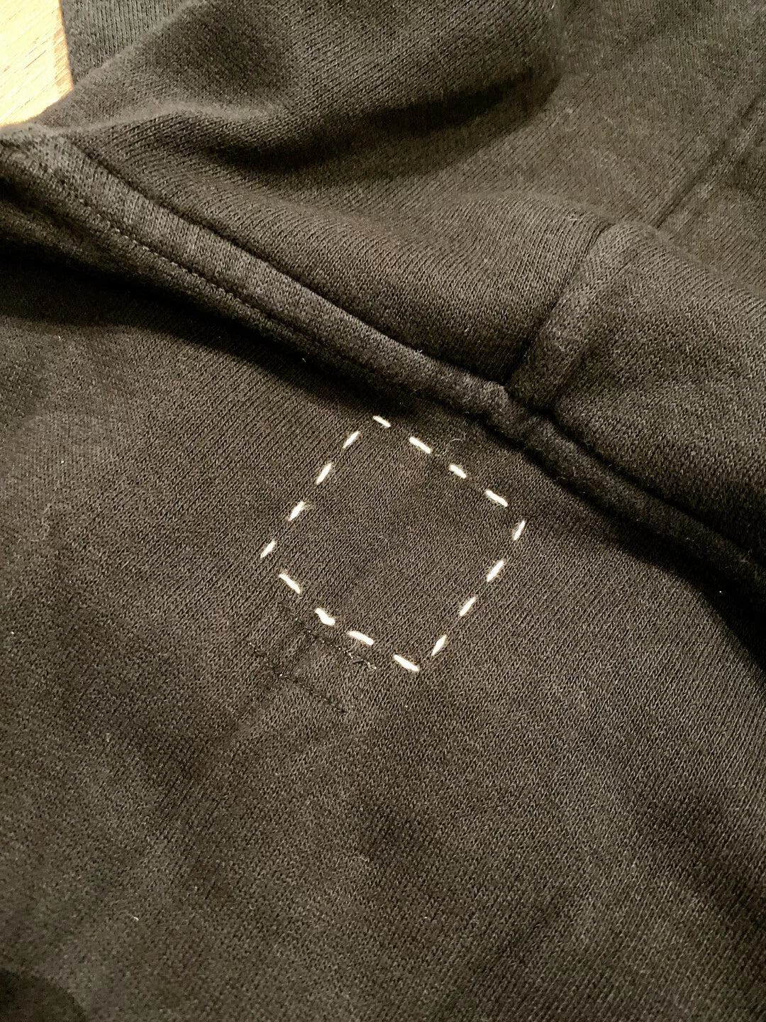 visvim jumbo black mud-dyed hoodie