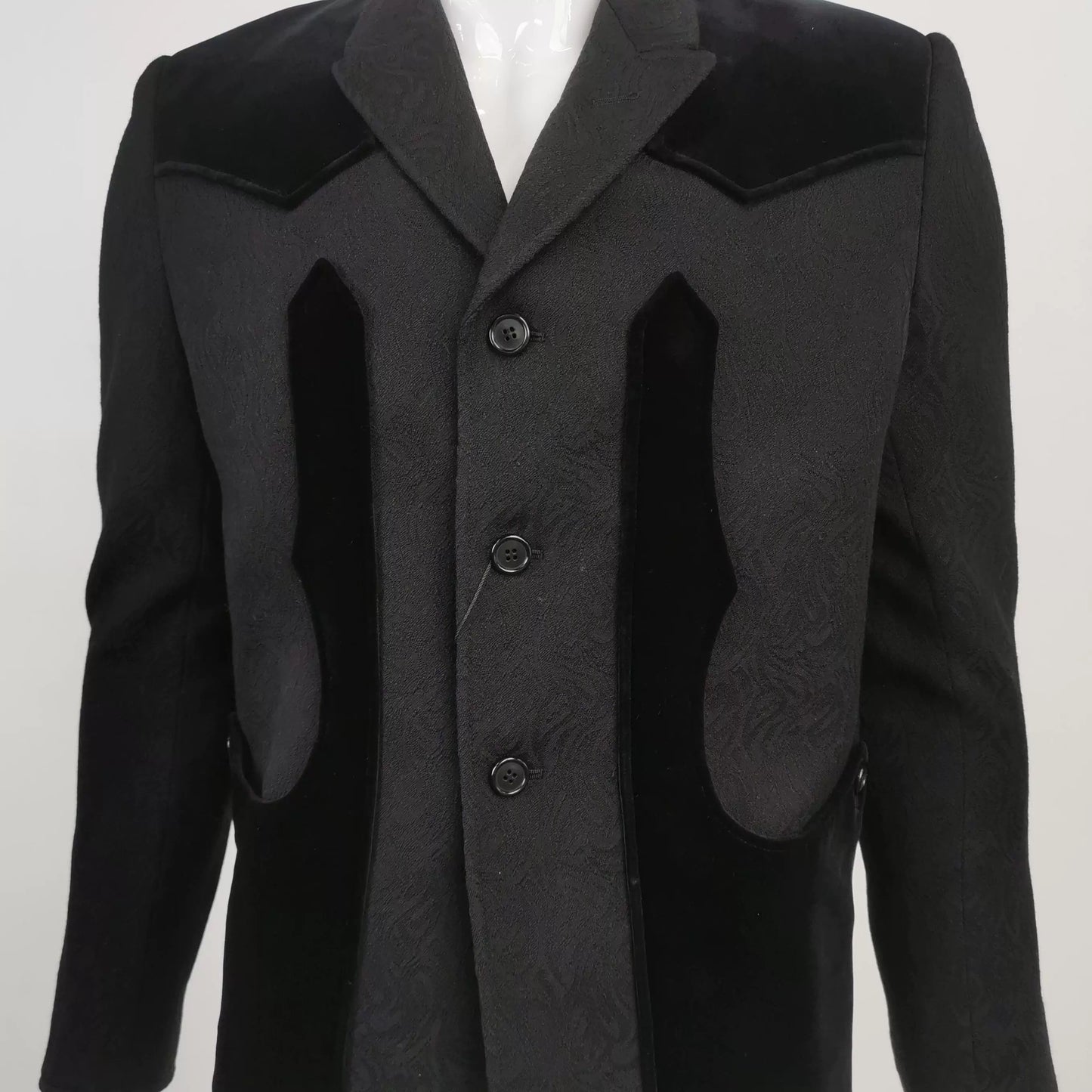 Saint Laurent Black Wool 3-Button Blazer