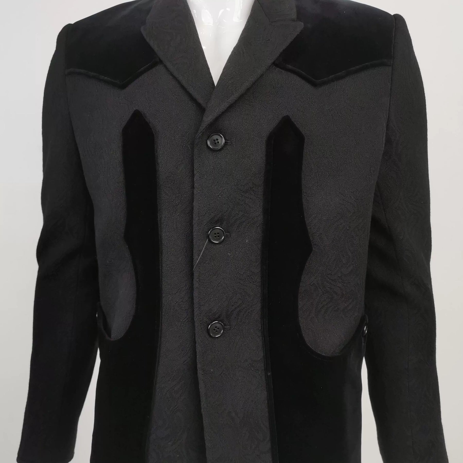 Saint Laurent Black Wool 3-Button Blazer